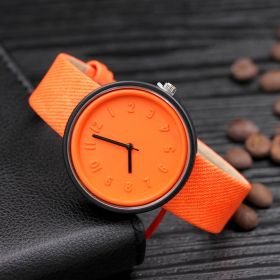 Creative ladies quartz watch (Color: Orange)