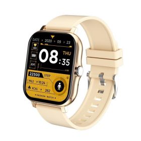 Y13 Smart Watch Pedometer Heart Rate Monitoring Bluetooth-compatible Call (Color: Gold)