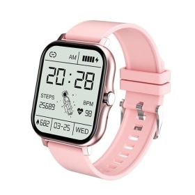 Y13 Smart Watch Pedometer Heart Rate Monitoring Bluetooth-compatible Call (Color: Pink)